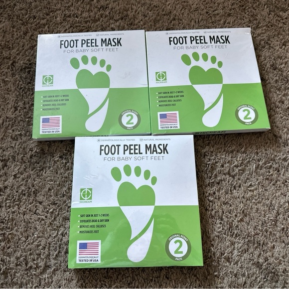 Foot Peel Mask For Baby Soft Feet Original Scent Hicream Exp 1/2025 Lot Of 3 - Picture 1 of 4